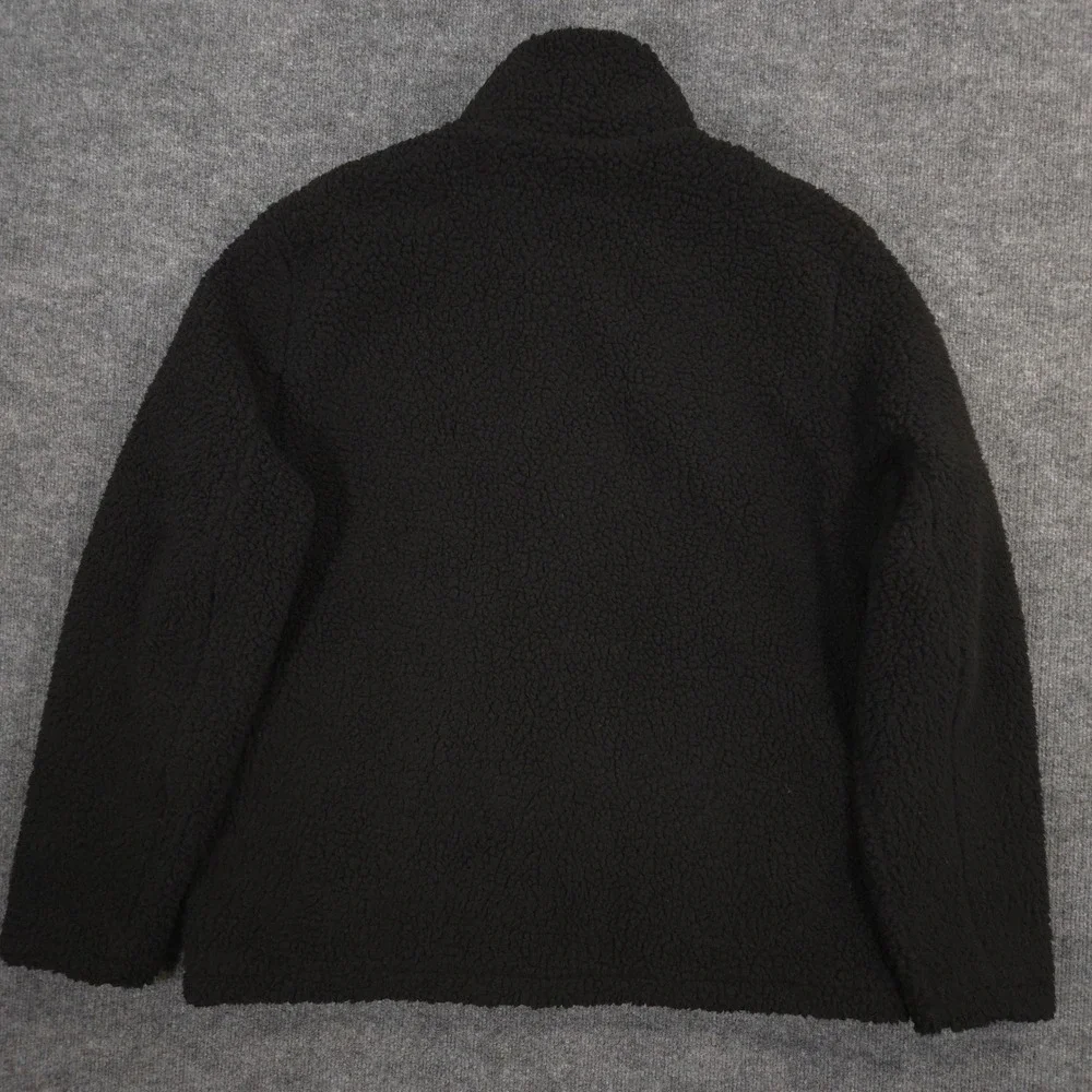 Pendleton River Rock Jacket Mens XL Black Pile‎ Sherpa Fleece Full Zip Outdoor